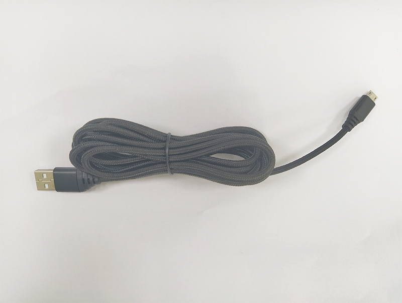 3米2A布藝編織安卓數據線，安卓數據線定制廠家